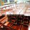 Red wood grain aluminium,wood finished extrusion profile,OEM customized aluminium powder coating for doors and window
