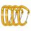 JRSGS Wholesale 4PCS Factory Lightweight Carabiner Customized Climbing Carabiner Clip Hammock Snap Hook