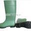 High Knee Rain Boots Factory PVC Gumboots Waterproof Boots Food Factory Seafood Factory boots safety shoes