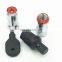 m12 x 15mm black red composite close end heavy  wheel lug nuts