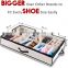 Wholesale PVC Breathable Under Bed Shoe Storage Box Closet Storage Solution with Clear Window Fits Total 12 Pairs
