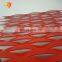 Red color decorative building cladding aluminum expanded metal