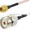 Rg174 RG316 rg58 coaxial cables sma adapter straight connector gold plated connector male sma rf connector sma