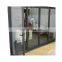 Aluminium Bi-Fold  Toilet  Door Black Frame Design