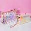 Waterproof Clear Transparent Beauty Travel Toiletry PVC Custom Cosmetic Make Up Makeup Bag for Travel