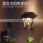 Waterproof Outdoor Sensor Garden Wall Plastic Led Solar Lamp