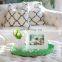 Many Color Round Wave Style Lacquered Serving Tray Luxury Decorative