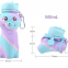 Portable drop proof and leak proof silicone water bottle（Wechat:13510231336）