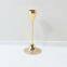 Creative Shiny Gold Candle Holders Set of 3 Pieces Diamond Shape Design Candlestick for Wedding Table Centerpieces Decorative