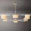 Custom Truman Round Glass Lighting Copper Hotel Chandelier Luxury Pendant Light Nordic Bedroom Lamp Dining Room Chandelier