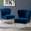 Factory Price Velvet Modern Design Restaurant Household Leisure Chairs