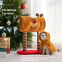Meow Love Multifunctional Christmas Elk Cat Climbing Rack Small Family Special Nest Scratching Bed Non-Occupied Climbing Rack Pets