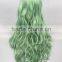 wholesale 80CM long green Lolita wave women fashion synthetic hair party wig