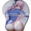 hot sexy girl with open brest/big butt/boobs sbulimation printed insert photo gel mouse pad