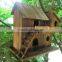 Customized Unfinished Wooden Birdcage Accepted OEM