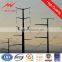 octognal 220kv 25m electric steel pole supplier for africa