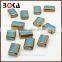 // fashion crystal gemstone golden border design crystal // stone shoes ornament glass stones //