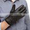 Buckskins leather gloves, fall and winter warm velvet fashion line cycling gloves, Full finger cycling gloves