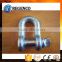 US Type Screw Pin 10mm Load Rated 1,000kg chain D Shackle