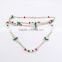 Fashion Design !! Pearl & Emerald & Ruby 925 Sterling Silver Chain, 925 Silver Jewelry, Silver Jewelry Manufacturer