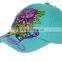 Hong Xiong cotton custom light blue baby caps