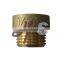 male female nickel or chrome plated BSP thread brass extension fitting