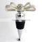 stainless steel crystal wine stopper