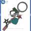 fashion gift brass color metal keychain