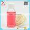 Clear Glass 125ml childproof cap empty cough syrup bottle