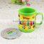 2015 Latest Design Eco-friendly Custom Silicone Coaster