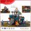commercial outdoor playground with rubber mats