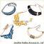 Fashion Silver Plated Tassel Pendant Statement Necklace