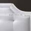 Carlotta White Modern Bed with Upholstered Headboard Bedroom Furniture