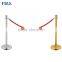 red rope brass crown stanchion