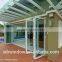 Foshan Weibo PVC/UPVC interior glass accordion folding door for parlour