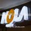 Acrylic fulllit led channel lighted letter sign