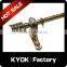 KYOK Home Decor Good Quality 35mm Gold Track Curtain Rod,Polished Wrought Iron Curtain Pipe Set