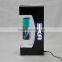 Magnetic levitation acrylic display shelf with LED,rotating cosmetics.shoes.mobile phones.etc