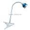 Gooseneck eye protection mini led reading lamp 3W supper bright bedside clip on lamp
