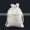 New design small flowers jute drawstrings bag china factory