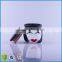 Fancy Women Shape Lamwork Glass Jar Hands Printed Glass Crafts
