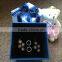 Beautiful Paper blue jewelry packaging box for bracelet and jewelry packaging box
