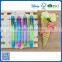 Hot selling cheap plastic multi color ball point pen with six color