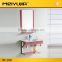 New arrival wall hung bathroom stainless steel shelf with basin