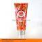 offset printing surface handling cosmetic and personal care container with flip top cap