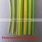heat shrink yellow green stripes grouding cable marker sleeve