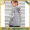 boasting enviable comfort plain gray hoodie