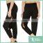 women sexy gym wear side leg opening loose Knit yoga pants wholesale pants