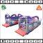 EN71 giant inflatable obstacle course,outdoor emoticons theme obstacle course equipment for kids and adults