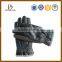 Good quality winter plain hand mens leather gloves